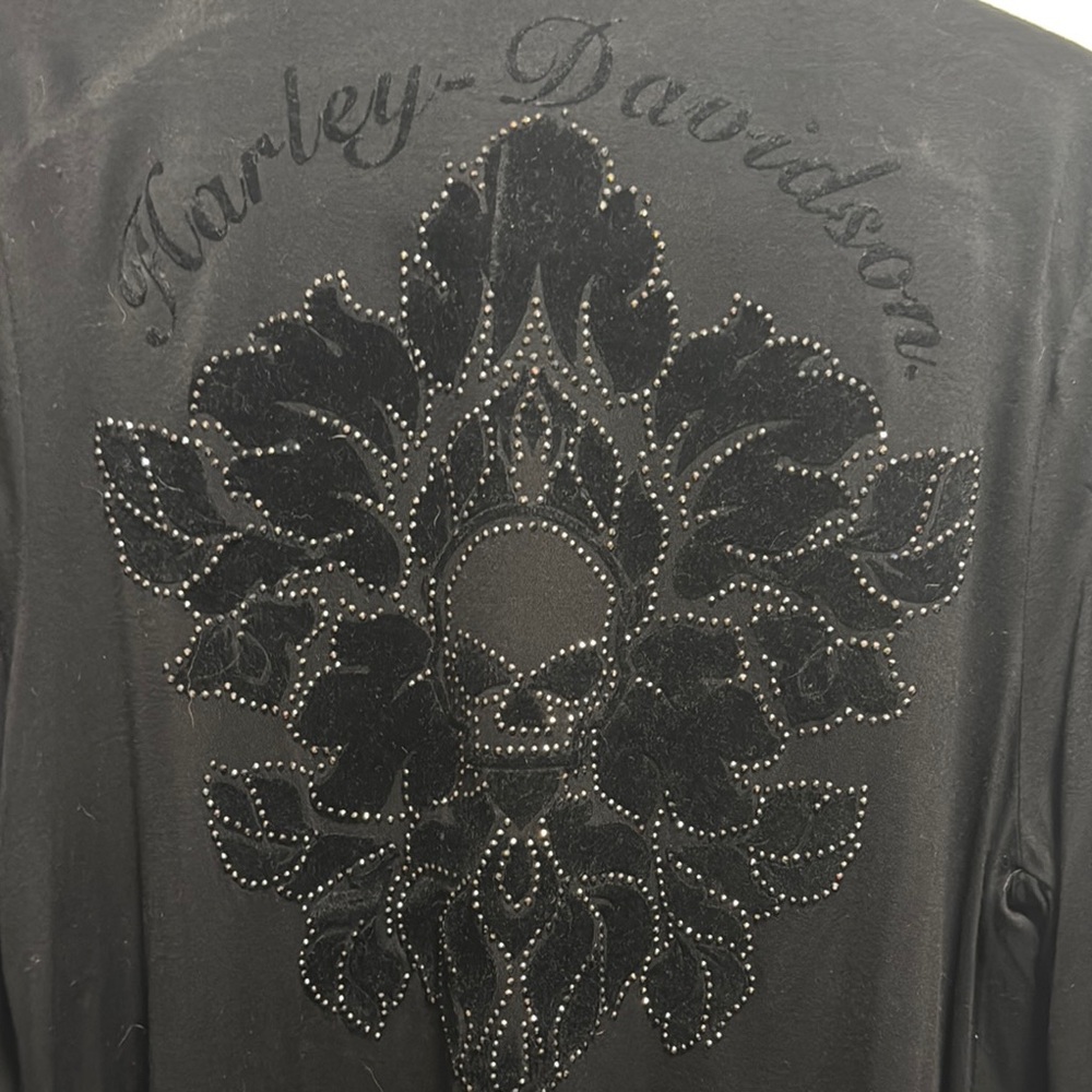Harley-Davidson Black Embellished Jacket